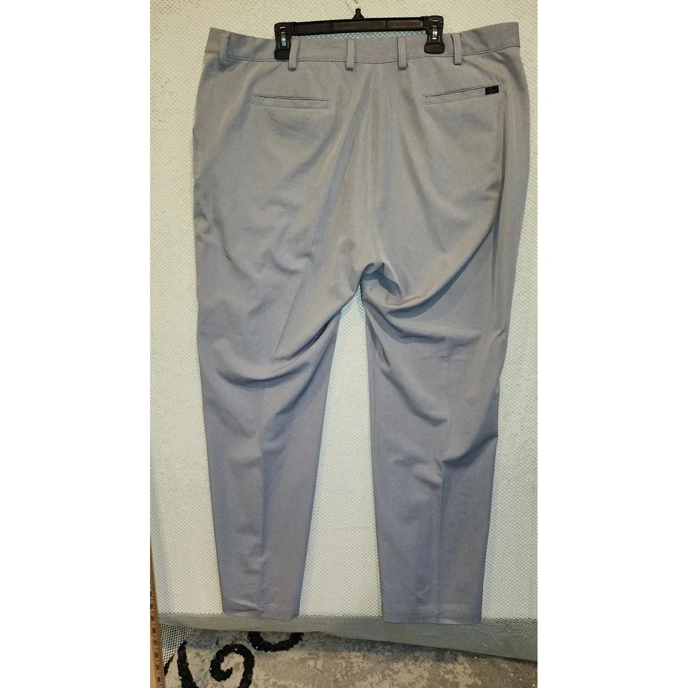 Greg Norman Mens Gray Flat Front‎ Golf Pants Stretch Trousers 42x31 RN128492
